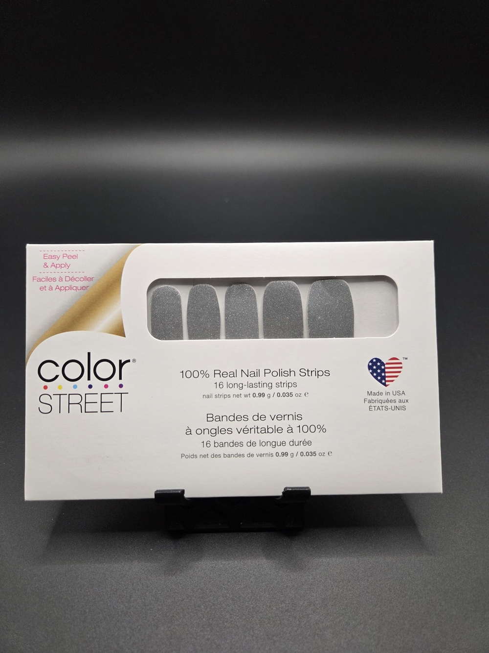 Color Street Nail Polish Strips Brand New Silver Lust